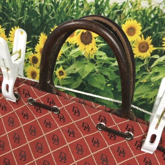 Vintage Dooney & Bourke Red Satchel Bag - Picture 10 of 16